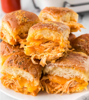 Pulled honey Buffalo chicken roll